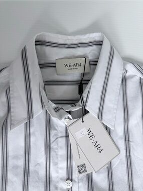 Striped Collared Camisole Top